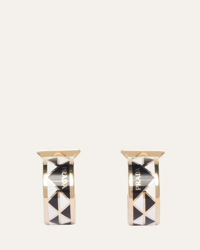 Triangle Symbole Huggie Earrings